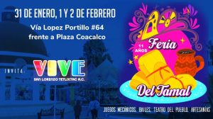Feria del tamal 2025 en Coacalco